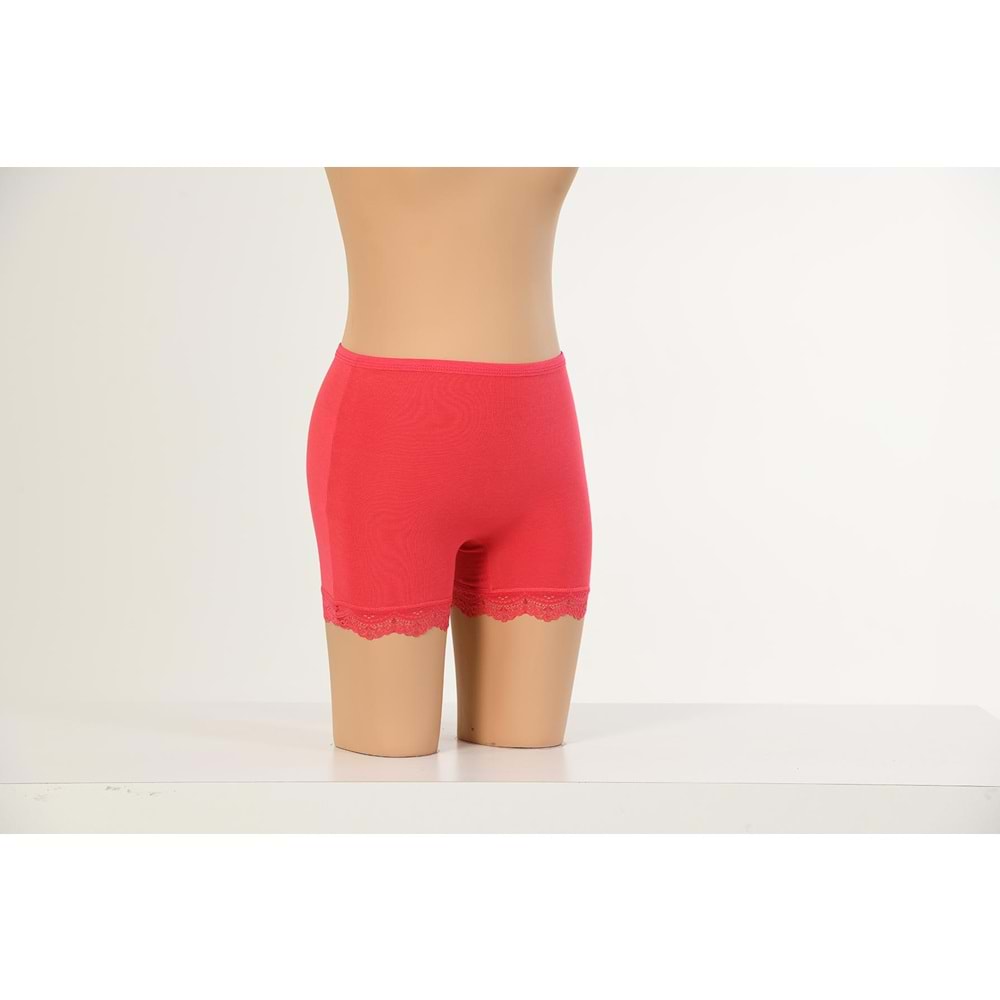 PAÇASI DANTEL KIZ ÇOCUK BOXER KIRMIZI