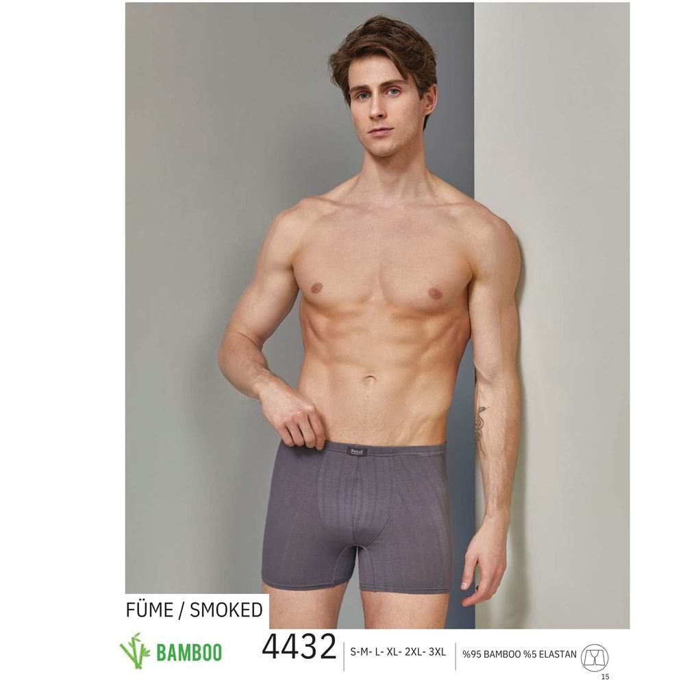 ERKEK BAMBOO BOXER FÜME S