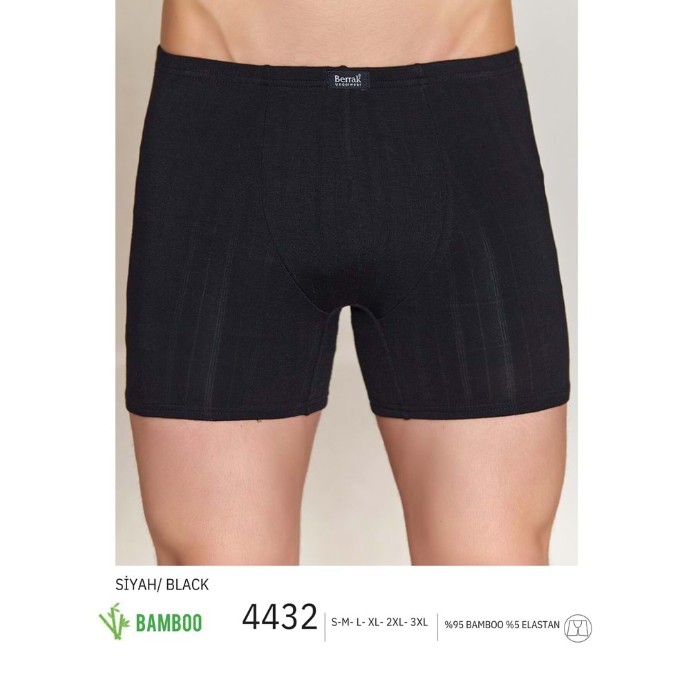 ERKEK BAMBOO BOXER SİYAH S