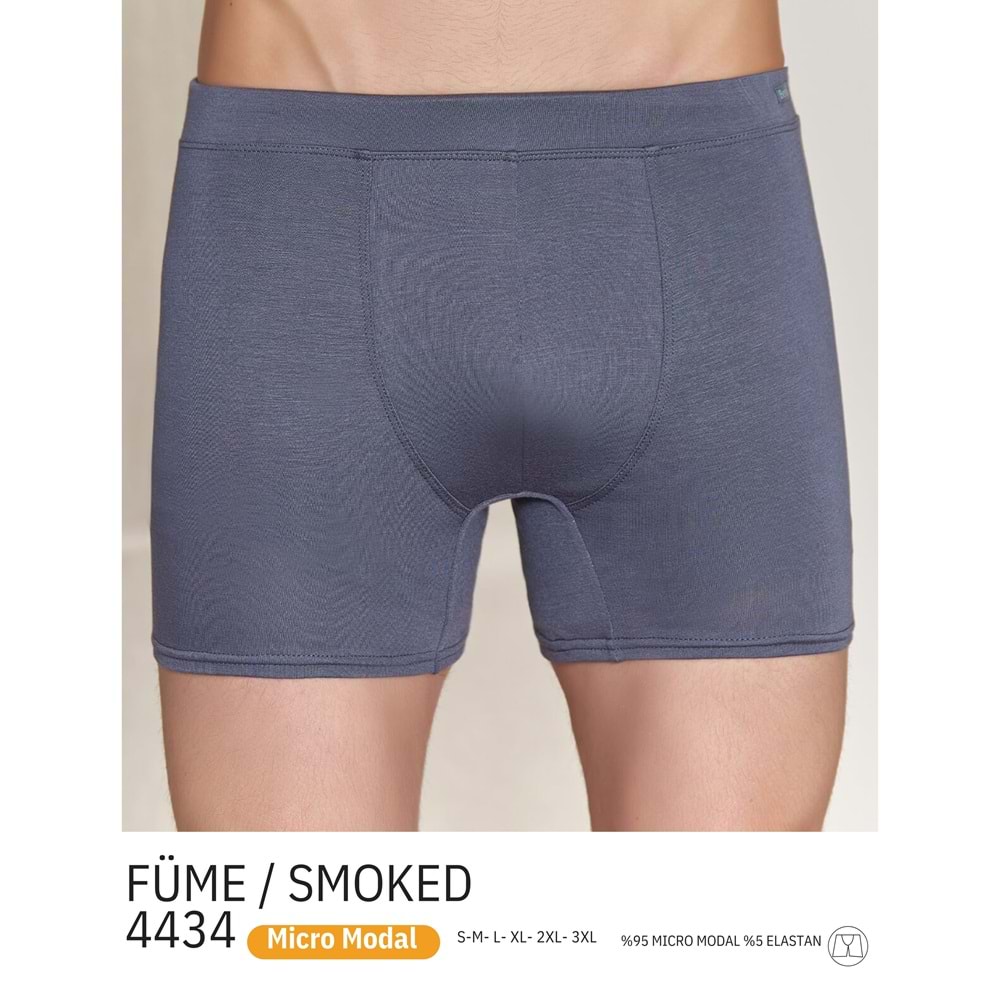 ERKEK BOXER MİCRO MODAL FÜME S