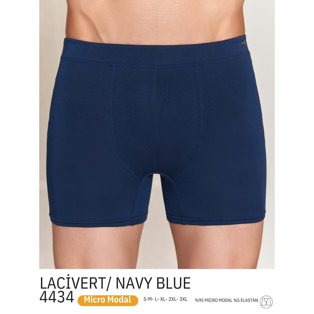 ERKEK BOXER MİCRO MODAL LACİVERT S