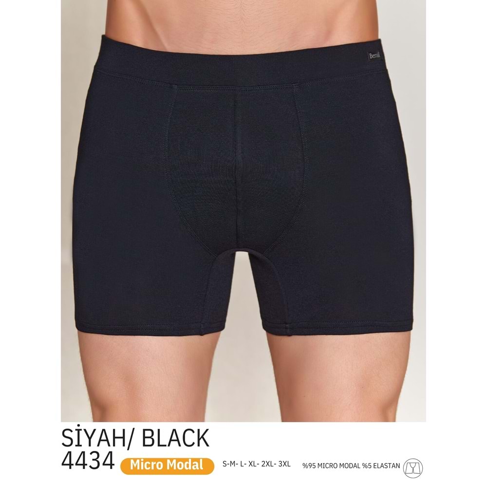 ERKEK BOXER MİCRO MODAL SİYAH S