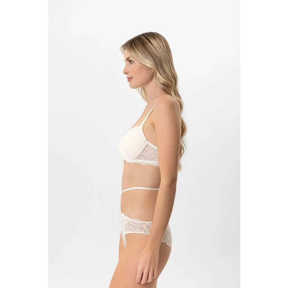 4901 PİERRE CARDİN SÜTYEN TAKIM - EKRU - 80