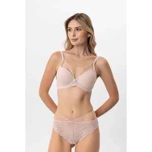 4900 PİERRE CARDİN SÜTYEN TAKIM - PUDRA - 80