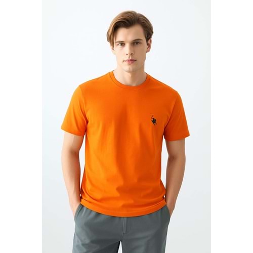 POLO REPUBLICA & CO. SIFIR YAKA T-SHİRT - ORANJ - L
