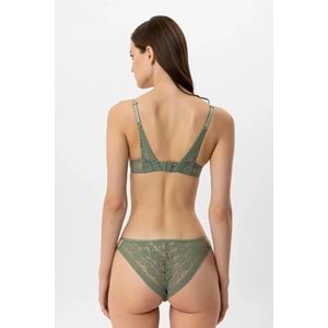 Pierre Cardin 4882 Lyon Double Push Up Sütyen Takım - YEŞİL - 80