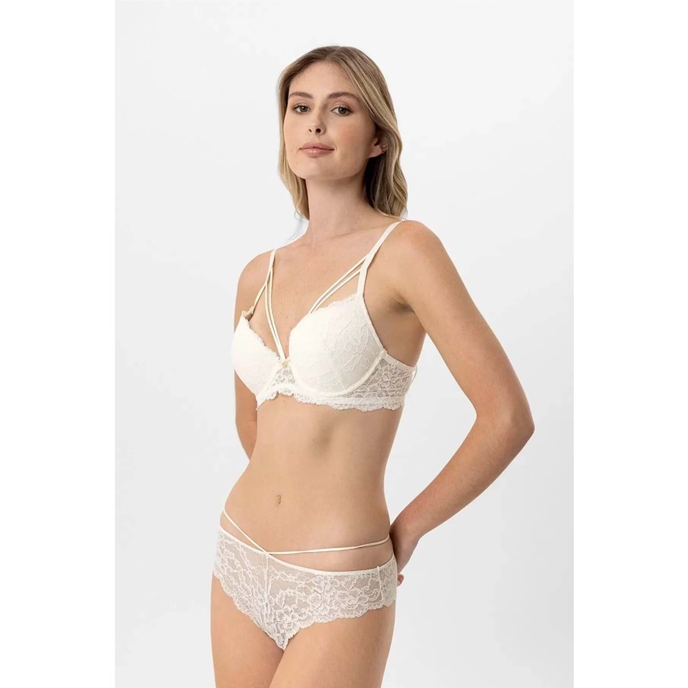 4900 PİERRE CARDİN SÜTYEN TAKIM - EKRU - 80